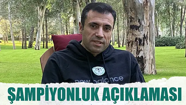 Konyaspor Başkanı Özgökçen'den şampiyonluk açıklaması