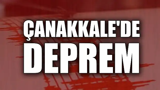 Çanakkale'de  deprem