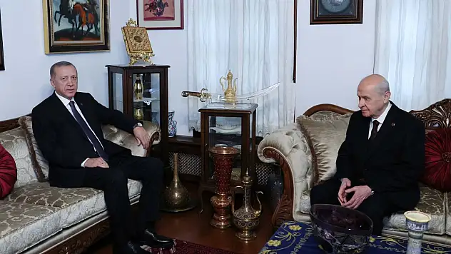 Cumhurbaşkanı Erdoğan, Bahçeli ile görüştü