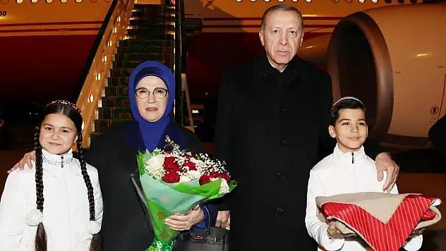 Cumhurbaşkanı Erdoğan, Türkmenistan'da