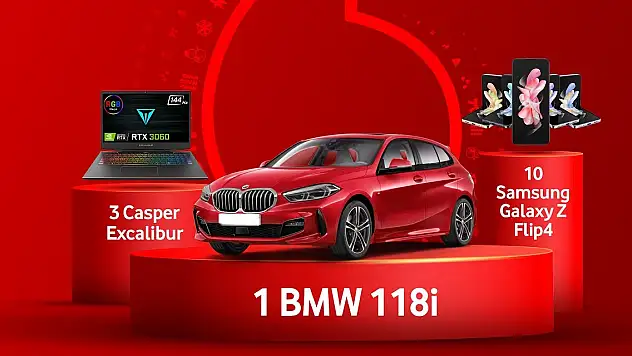 Cep telefonunuza TL yükleyerek 2022 model BMW 118i Sportline otomobil sahibi olabilirsiniz