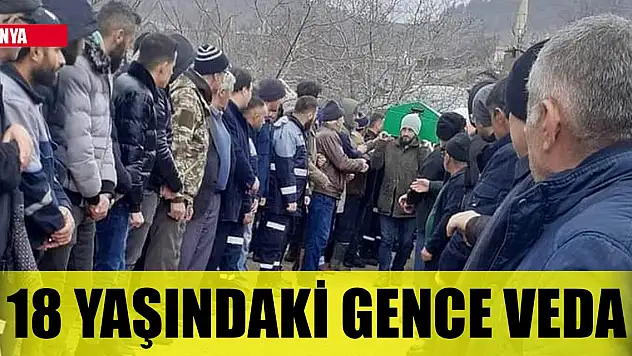 Konya'da trafik kazasında ölen 18 yaşındaki genç son yolculuğuna uğurlandı