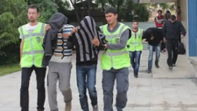 6 hırsızlık olayında, 9 şüpheli gözaltına alındı
