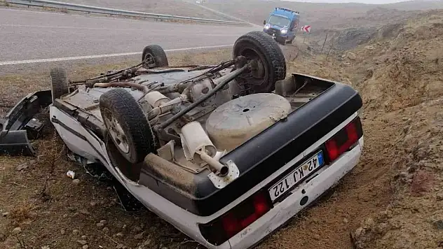 Konya'da trafik kazası... Bu araçtan yaralı olarak kurtuldu