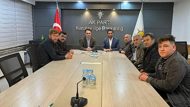 AK Parti Karatay'da buluşmalar sürüyor