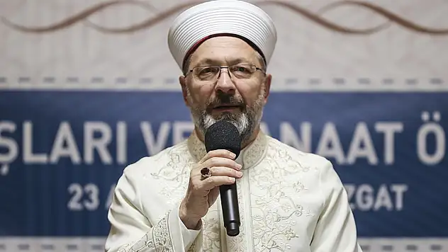 Erbaş: '4-6 Yaş Kur'an kurslarımızda Allah'ı, Peygamberi, anne babaya saygıyı öğretiyoruz'