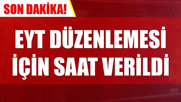 Cumhurbaşkanı Erdoğan EYT düzenlemesini açıklayacak