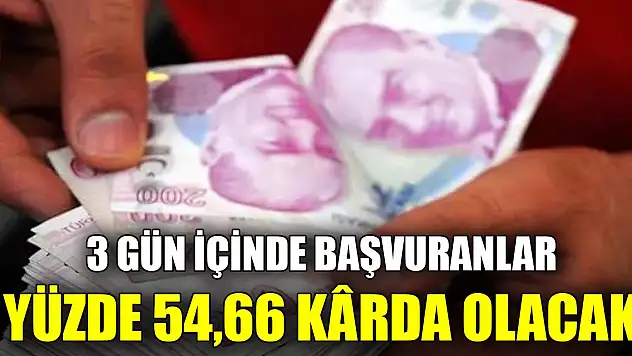 EYT'de borçlanmada 3 gün içinde başvuranlar yüzde 54,66 kârda olacak