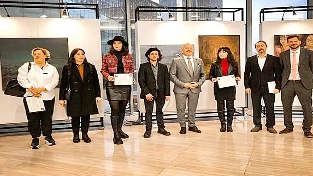 NEÜ Öğrencisi Koru'nun eseri resim yarışmasında 1'inci seçildi