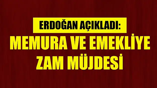 Son dakika! Cumhurbaşkanı Erdoğan açıkladı: Memura ve emekliye zam müjdesi