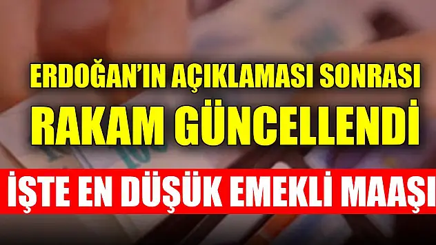 Son dakika: En düşük emekli maaşı belli oldu