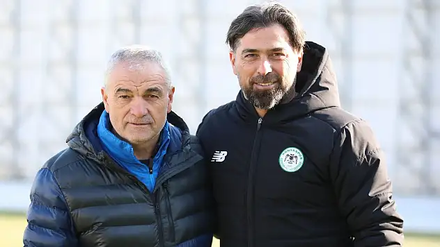 Konyaspor Teknik Direktörü İlhan Palut'tan Rıza Çalımbay'a ziyaret