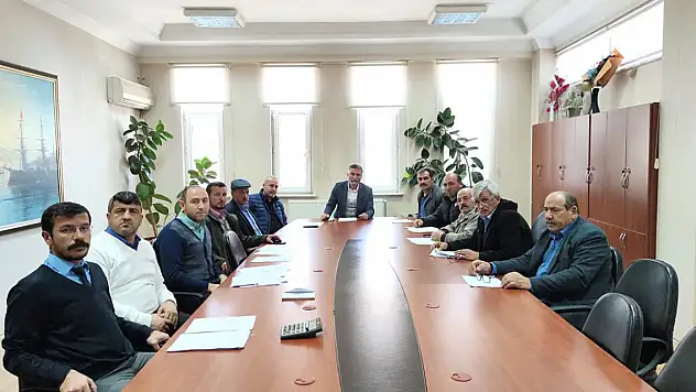 Derbent'te yılın ilk toplantısı yapıldı