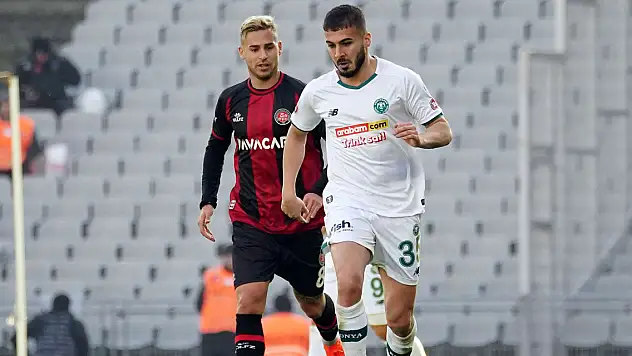 Konyaspor'da Oğulcan sarı kart cezalısı