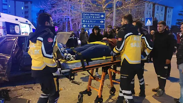 Konya'da trafik kazasında 1 kişi yaralandı