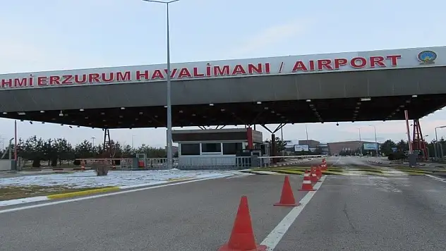 Erzurum Havalimanında artış