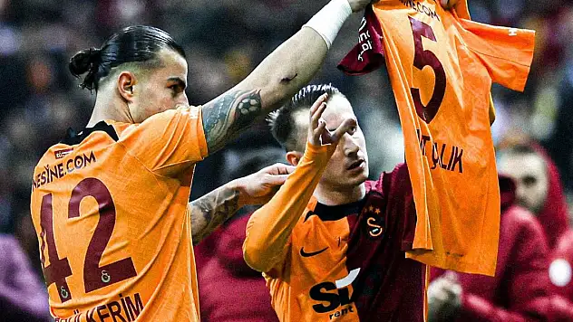 Galatasaraylı futbolcular Çalık'ı unutmadı
