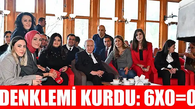 MHP lideri Bahçeli'den Altılı Masa denklemi: '6 çarpı sıfır, eşittir sıfır'