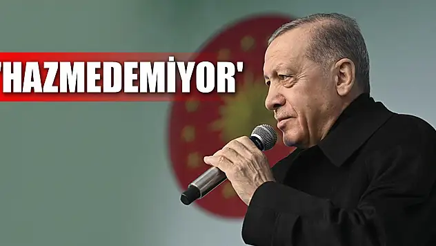 Cumhurbaşkanı Erdoğan: 'Hazmedemiyor'