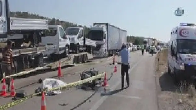 Çorum'da kaza: 1 ölü, 1 yaralı