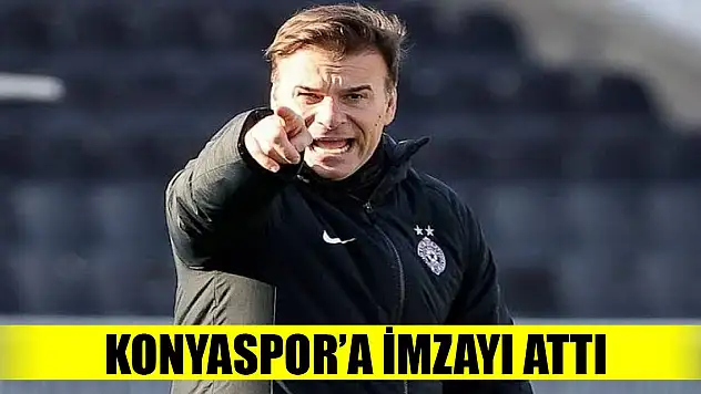 Aleksandar Stanojevic, Konyaspor'a imzayı attı