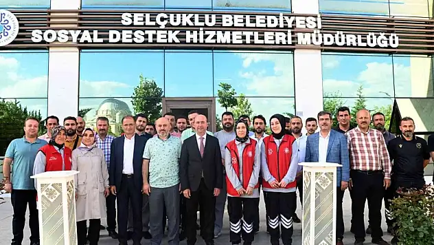 Selçuklu'da 8 milyon 770 bin 825 TL tutarında sosyal destek
