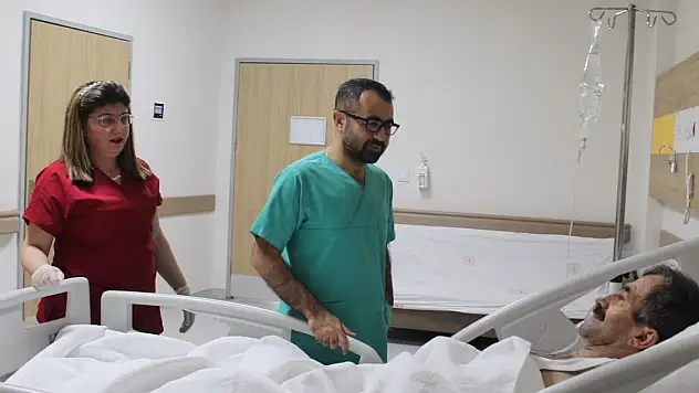 Başarılı operasyonla hastanın böbreğindeki tümör alındı