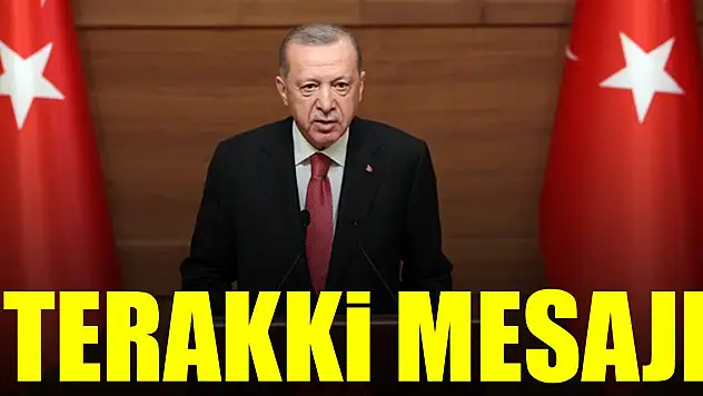 Cumhurbaşkanı Erdoğan: İkinci asrı terakki devri haline dönüştürmekte kararlıyız