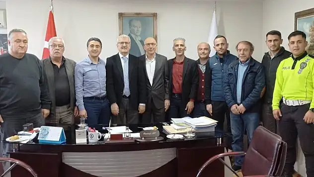 Klasmana yükselen hakemlerden Konya ASKF'ye ziyaret