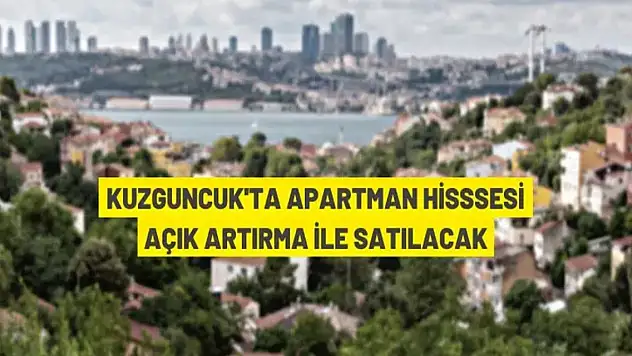 Kuzguncuk'ta Boğaz'a cepheli apartmanın 1/4 hissesi satışa çıktı