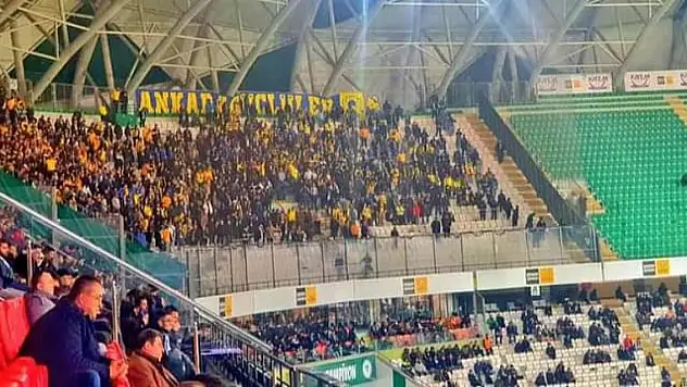 Ankaragücü taraftarlarından mesaj