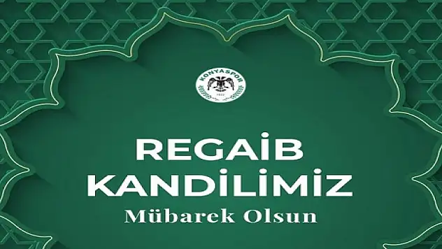 Konyaspor'dan Regaip mesajı