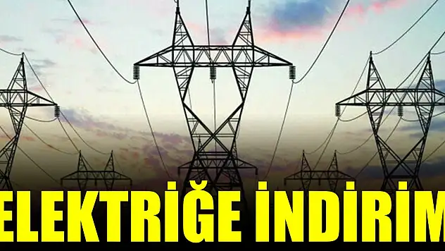 Sanayi elektriğine indirim