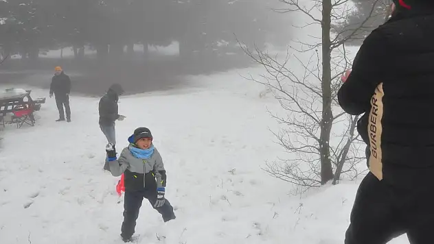 Manisa'da kar sevinci