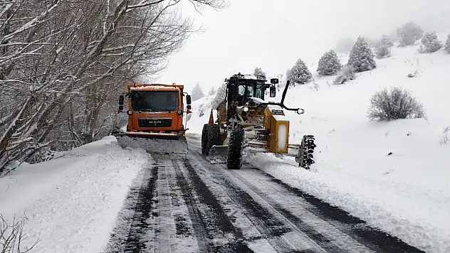 Selçuklu'da kar mesaisi