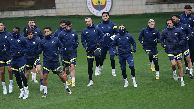 Fenerbahçe'de neşeli antrenman