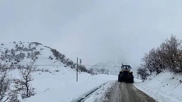 Şırnak'ta 15 yerleşim yeri yolu, kardan kapandı
