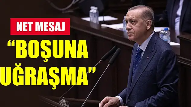 Cumhurbaşkanı Erdoğan: İsveç, boşuna uğraşma!