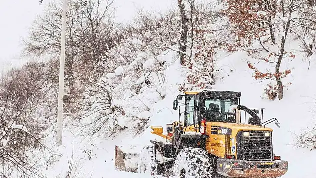 Sakarya'da kardan kapanan yollar ulaşıma açıldı