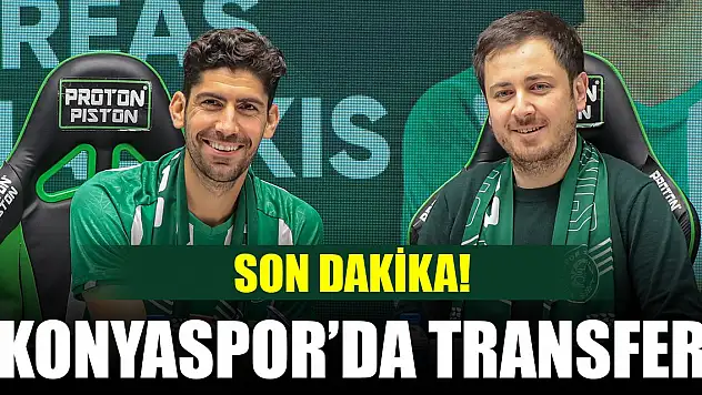 Konyaspor transferi resmen duyurdu! Andreas Bouchalakis ile sözleşme imzalandı