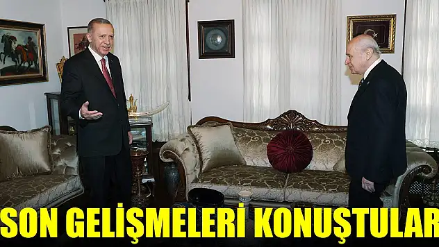 Cumhurbaşkanı Erdoğan, Bahçeli ile görüştü