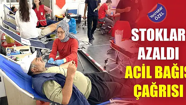 Stoklar azaldı, acil bağış çağrısı