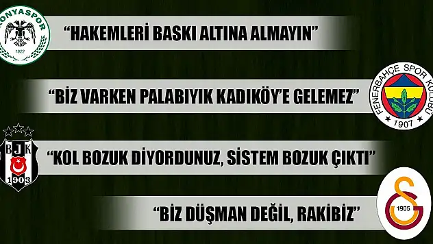 Konyaspor maçı öncesi gündem çok gergin