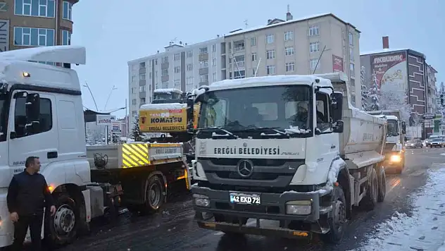 Ereğli Belediyesinden deprem bölgesine yardım