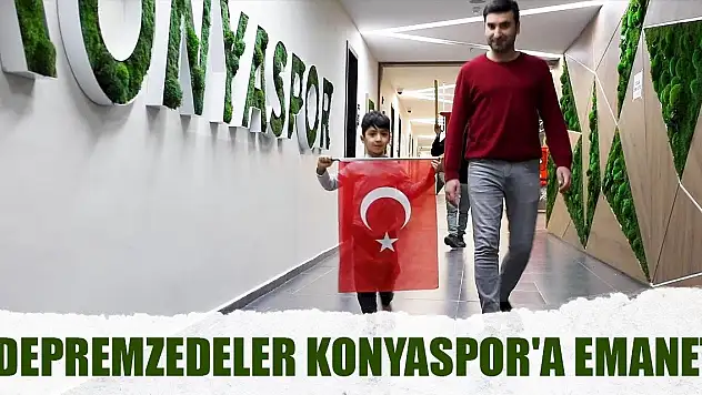 Depremzedeler Konyaspor'a emanet