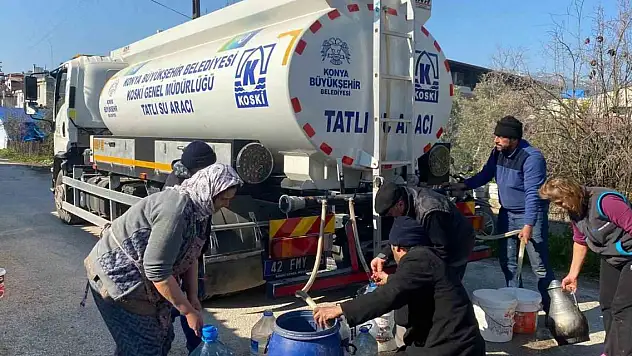 Hatay'ın içme suyu sorunlarını KOSKİ çözüyor