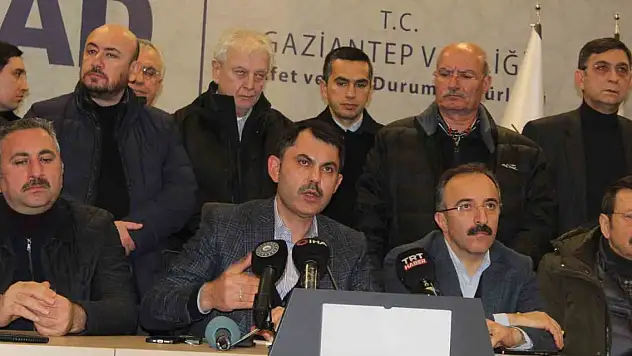 Bakan Kurum son rakamları açıkladı:  'Gaziantep'te toplam ölü sayısı 3 bin 273'