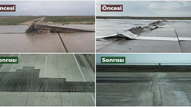 Depremden zarar gören Hatay Havalimanı hizmet vermeye başladı