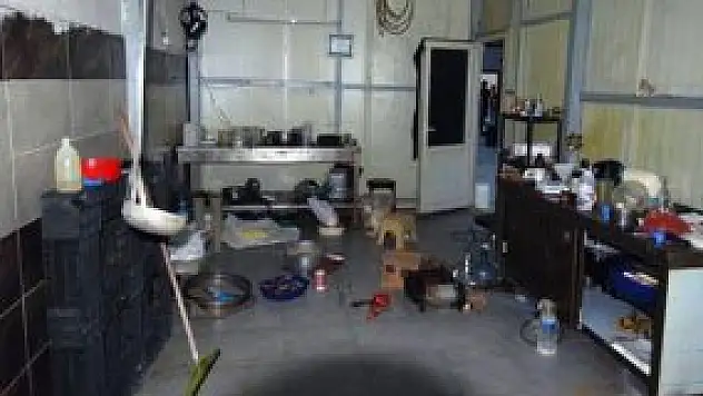 Uyuşturucu imalathanesine baskın