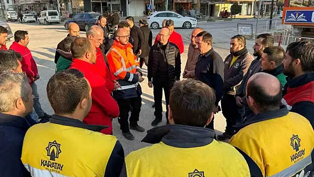 Karatay Belediyesi 50 araç ile 162 personel ile deprem bölgesinde